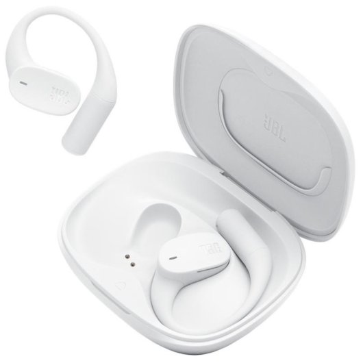 Auricolari JBL Sense Lite wireless Bluetooth per musica impermeabili IP54 bianchi