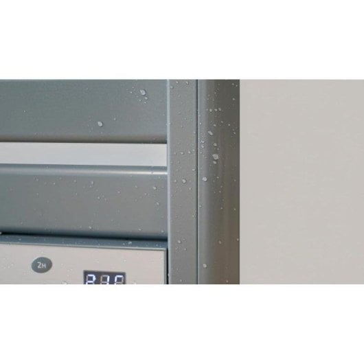 EVVO Toallero Eléctrico C500 Acero 450W Bajo Consumo Pantalla Digital IPX4 Kit Instalación