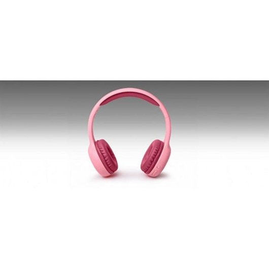 Auriculares Muse M-215BTP inalámbricos Bluetooth para niños con control volumen y plegables rosa