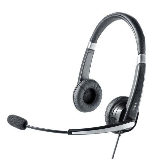 Auriculaires Jabra UC Voice 550 Duo filaires USB/Bluetooth pour bureau avec réduction de bruit noirs