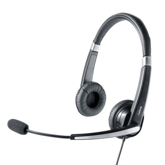 Auriculaires Jabra UC Voice 550 Duo filaires USB/Bluetooth pour bureau avec réduction de bruit noirs