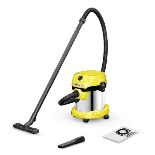 Aspirador com Saco Karcher V-15/4/18 1000W Filtro HEPA Capacidade 15L