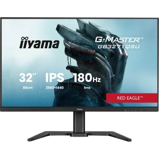 Monitor iiyama GB3271QSU-B2 31,5" Quad HD 180Hz IPS 1ms Lautsprecher USB Höhenverstellbar