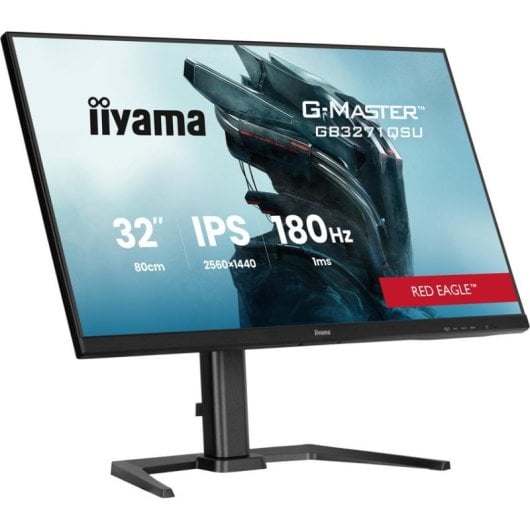 Monitor iiyama GB3271QSU-B2 31,5" Quad HD 180Hz IPS 1ms Lautsprecher USB Höhenverstellbar