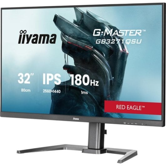 Monitor iiyama GB3271QSU-B2 31,5" Quad HD 180Hz IPS 1ms Lautsprecher USB Höhenverstellbar