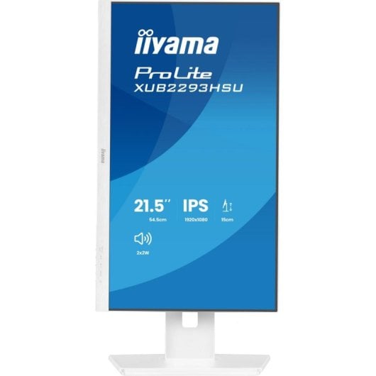 Monitor iiyama ProLite XUB2293HSU-W7 21.5" FullHD 100Hz IPS 1ms USB Lautsprecher Weiß