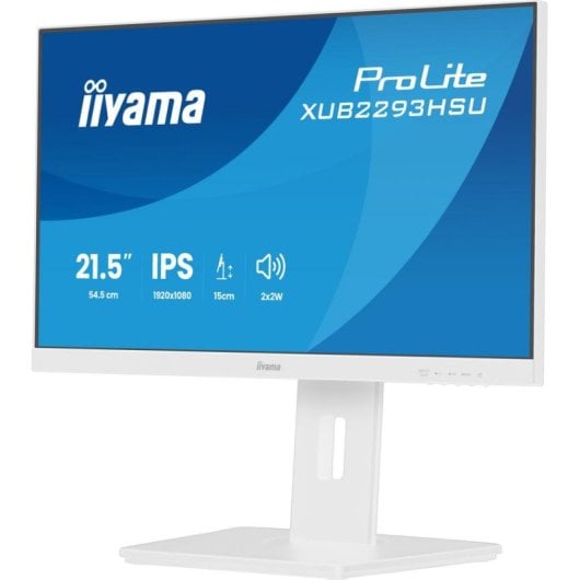 Monitor iiyama ProLite XUB2293HSU-W7 21.5" FullHD 100Hz IPS 1ms USB Lautsprecher Weiß