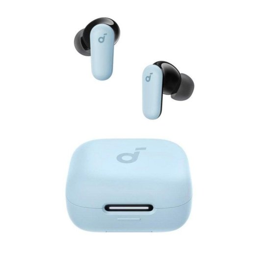 Auriculares Soundcore P30i Bluetooth con cancelación de ruido, azul claro