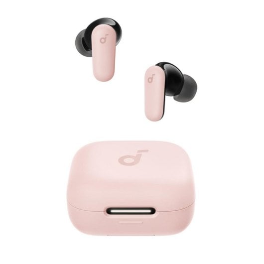 Auricolari Anker P30i True Wireless Bluetooth con Cancellazione Attiva del Rumore, microfono e controllo touch, IP54, rosa chiaro