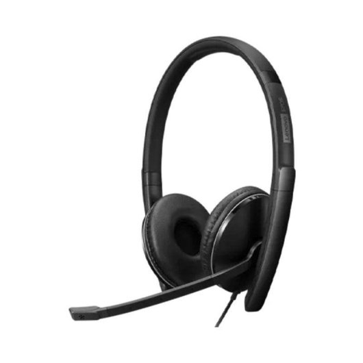 Auriculares Lenovo 4XD1M39029 con cable USB-C Circumaurales con Cancelación de Ruido y Micrófono Negros