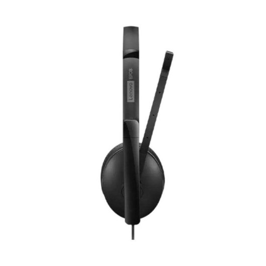 Auriculares Lenovo 4XD1M39029 con cable USB-C Circumaurales con Cancelación de Ruido y Micrófono Negros