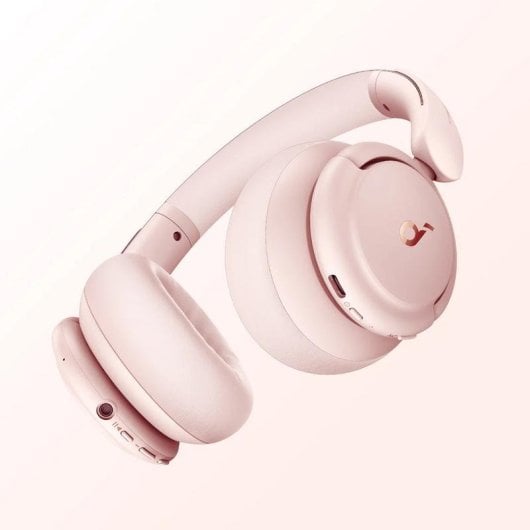 Auriculares Soundcore Life Q30 inalámbricos Bluetooth mit aktiver Geräuschunterdrückung, Mikrofon, rosa