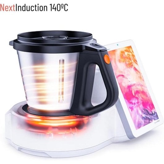 Robot de Cocina Taurus Mycook Next 2000W 3,75L Blanco Inducción Pantalla 10" Wifi