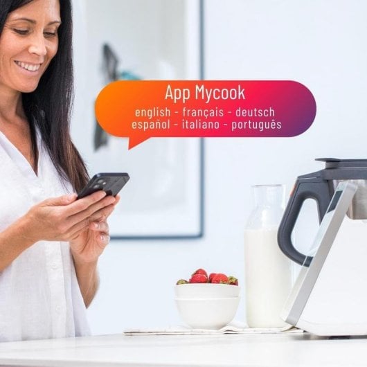 Robot de Cocina Taurus Mycook Next 2000W 3,75L Blanco Inducción Pantalla 10" Wifi