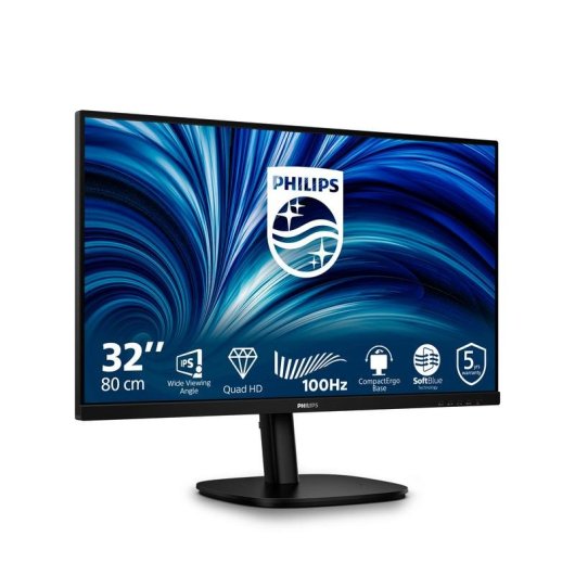Monitor Philips 32B2N3500/00 31,5" Quad HD 100Hz IPS USB Altavoces Tiempo de Respuesta 4ms