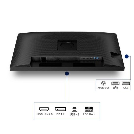 Monitor Philips 32B2N3500/00 31,5" Quad HD 100Hz IPS USB Altavoces Tiempo de Respuesta 4ms