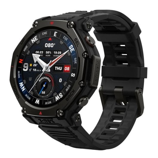 Amazfit T-rex 3 Pro Bluetooth GPS NFC 44mm AMOLED Noir Taille M Étanche 10 ATM SpO2 Pulsomètre
