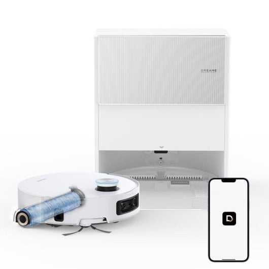 Aspirador Robô com Mopa Dreame Aqua 10 Ultra Roller Complete Com Esvaziamento Automatico Navegação por Câmara