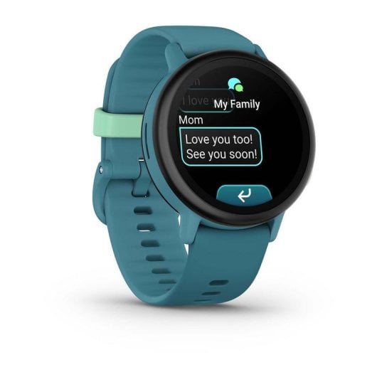 Garmin Bounce 010-03399-02 4G LTE GPS Bluetooth WiFi 43mm AMOLED Turquoise Étanche 5ATM