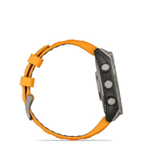 Garmin Fenix 8 GPS WiFi 47mm AMOLED Titanio Arancione Resistente Acqua 10ATM