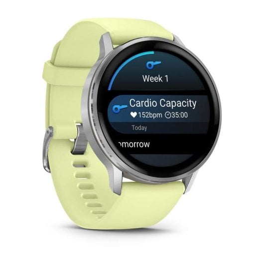 GARMIN Venu 010-03014-02 GPS Bluetooth 45mm AMOLED Jaune M/L Résistance à l’eau 5 ATM Pulsomètre SpO2