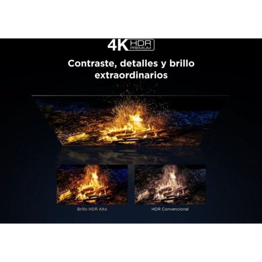 TV TCL QD-Mini LED 50C6K 50" 4K Ultra HD Smart TV Metallic WiFi