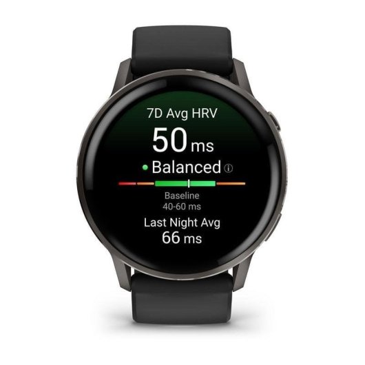Garmin Venu 4 Bluetooth GPS WiFi 45mm AMOLED Schwarz M Wasserdicht 5ATM SpO2 Herzfrequenz Schlafmonitor