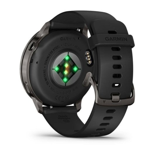 Garmin Venu 4 Bluetooth GPS WiFi 45mm AMOLED Schwarz M Wasserdicht 5ATM SpO2 Herzfrequenz Schlafmonitor