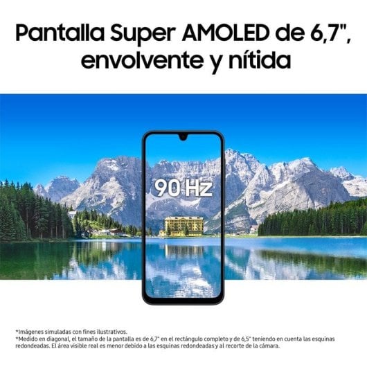 Samsung Galaxy A17 5G 4GB 128GB 6.7" Super AMOLED Móvil con IA y Batería Larga Duración Azul