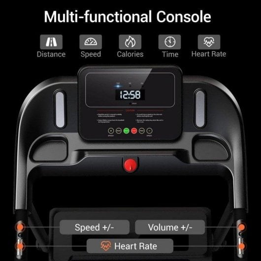 ROBORE P18 Faltbares Laufband 14 km/h 3.0 HP Schwarz