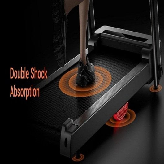 ROBORE P16 Klappbares Laufband 14 km/h 12 Programme Schwarz