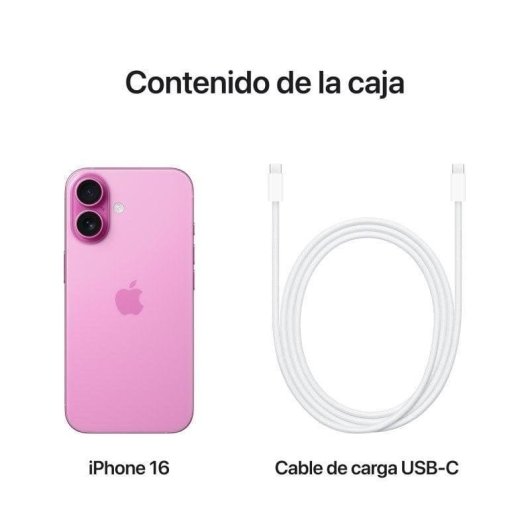 Apple iPhone 16 Rosa 128 GB 6,1 Zoll Display