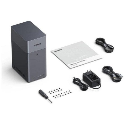 Disco Duro NAS Externo Ugreen DH2300 USB 3.2 HDMI 4K Backup Ultra Silencioso