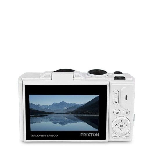 Prixton Câmara Digital Xplorer DV900 4K 64MP Ecrã Flip WiFi Branca