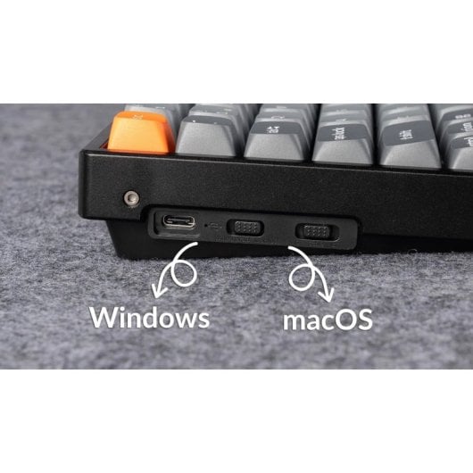 Tastiera Keychron K2 Max meccanica Layout IT RGB telaio alluminio Swappable