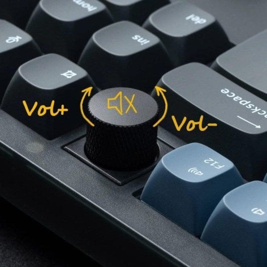 Teclado Keychron V6 Max Mecánico Layout ES Inalámbrico Full-Size RGB Knob