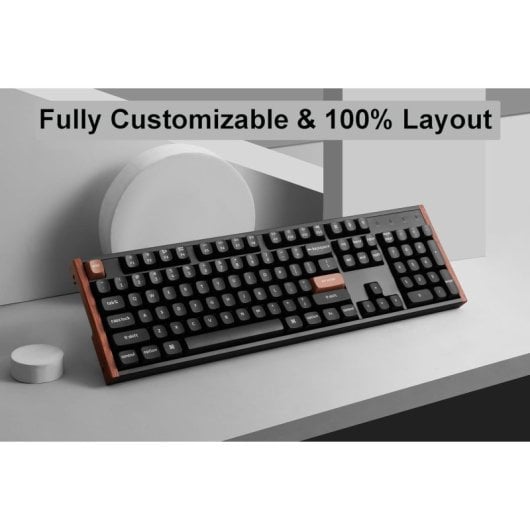 Teclado Keychron K10 HE Magnético Layout ES RGB Triple Conectividad Special Wood