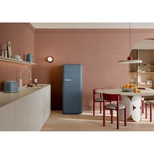 Torradeira Smeg TSF01SBMEU Storm Blue 2 fatias aço inoxidável 950W