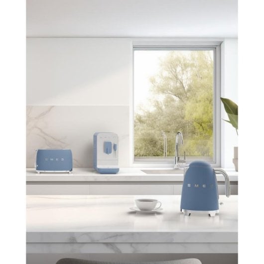Torradeira Smeg TSF01SBMEU Storm Blue 2 fatias aço inoxidável 950W