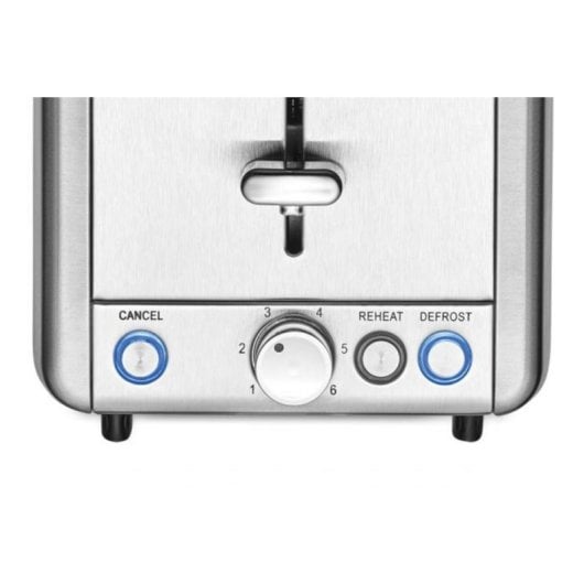 Grille-pain Solis Toaster Steel 2 tranches inox 925W fonctions avancées