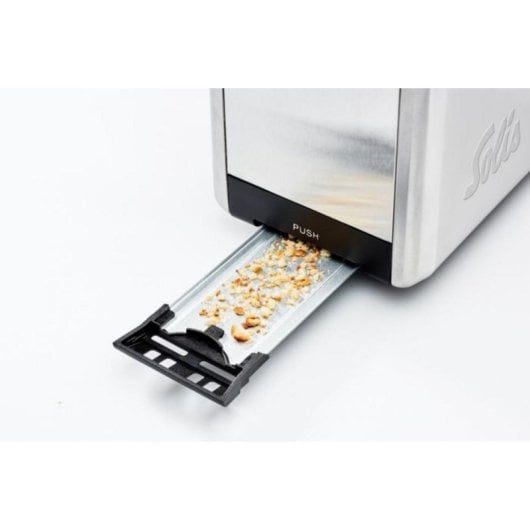 Grille-pain Solis Toaster Steel 2 tranches inox 925W fonctions avancées