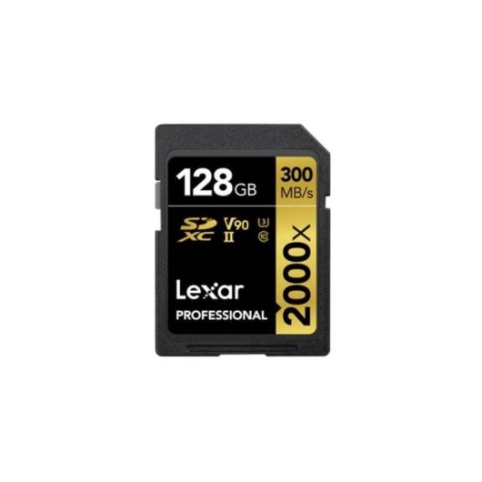 Scheda SD Lexar 2000x 128 GB UHS-II V90 300 MB/s