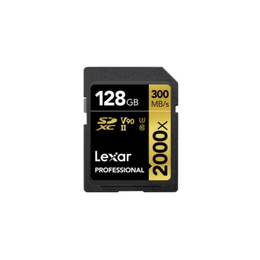Scheda SD Lexar 2000x 128 GB UHS-II V90 300 MB/s