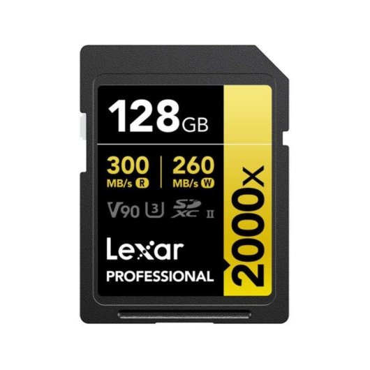 Scheda SD Lexar 2000x 128 GB UHS-II V90 300 MB/s
