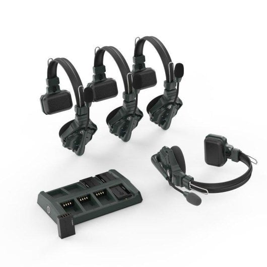 Headset Hollyland Solidcom C1 1.9 GHz Full Duplex drahtlos mit 4 Headsets und DECT 6.0