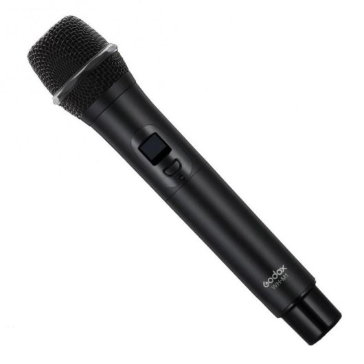 Micrófono Godox WH-M1 UHF inalámbrico OLED para entrevistas
