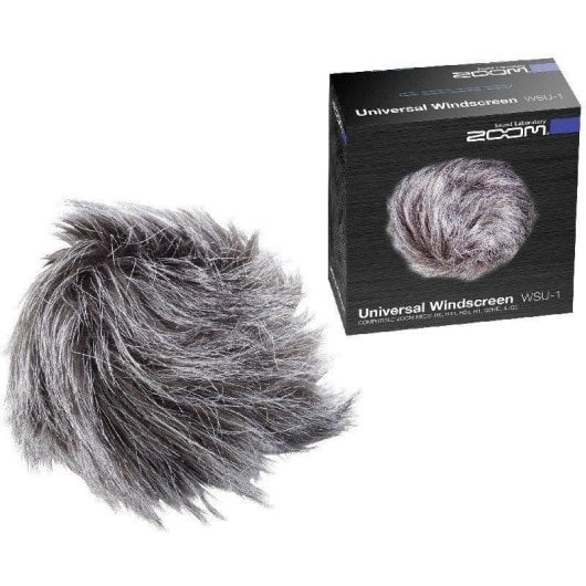 Accessoire Zoom WSU-1 bonnette anti-vent universelle noire pour enregistreur/micro