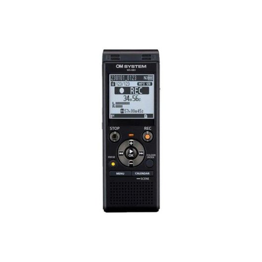 Mikrofon OM SYSTEM WS-883 USB Stereo True Stereo mit Rauschfilter 8GB