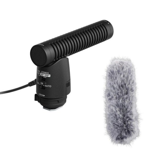 Microphone Canon DM-E1 3,5 mm stéréo directionnel avec modes multiples