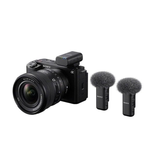 Microphone Sony ECM-W3 Bluetooth/USB-C cardioïde double canal avec filtre anti-vent